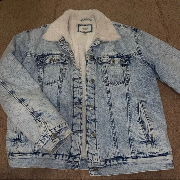Forever 21 Jackets Coats Forever Sherpa Denim Jacket
